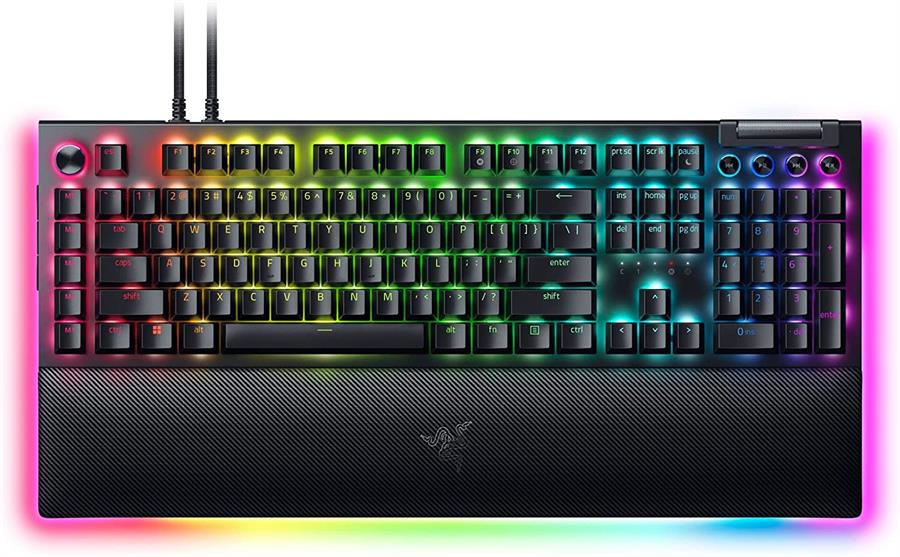 TECLADO GAMER RAZER BLACKWIDOW V4 PRO SW YELLOW