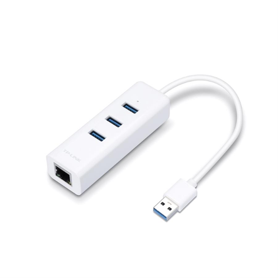 UE330 Adap USB 3.0 a Ethernet Gigabit RJ45 + Minihub (4553)