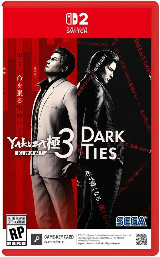 Yakuza Kiwami 3 & Dark Ties Nintendo Switch 2 físico (PREVENTA)