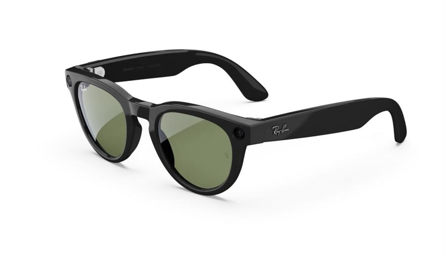 Lentes Rayban Meta Headliner - Shiny Black/Green T150 S50 Gen 2