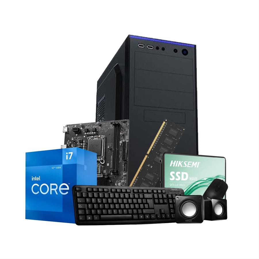 Pc Kelyx Intel Core i7-12700 8G SSD 480Gb (MSI)