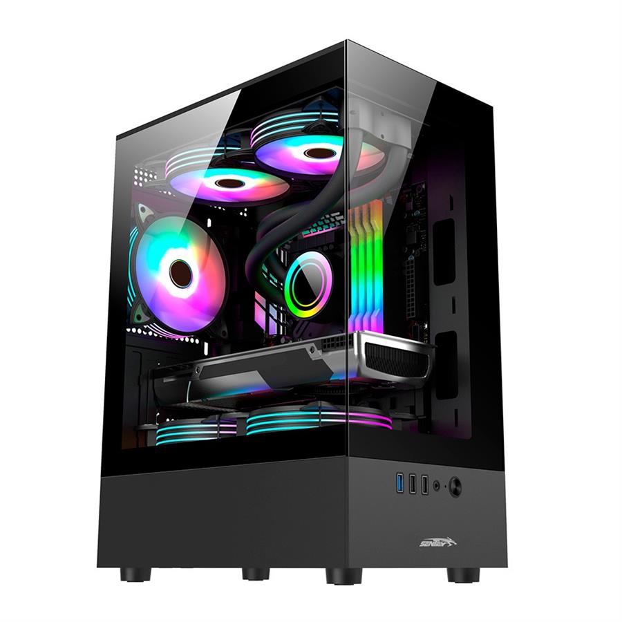Gabinete Sentey H10 6100-SF TG Negro