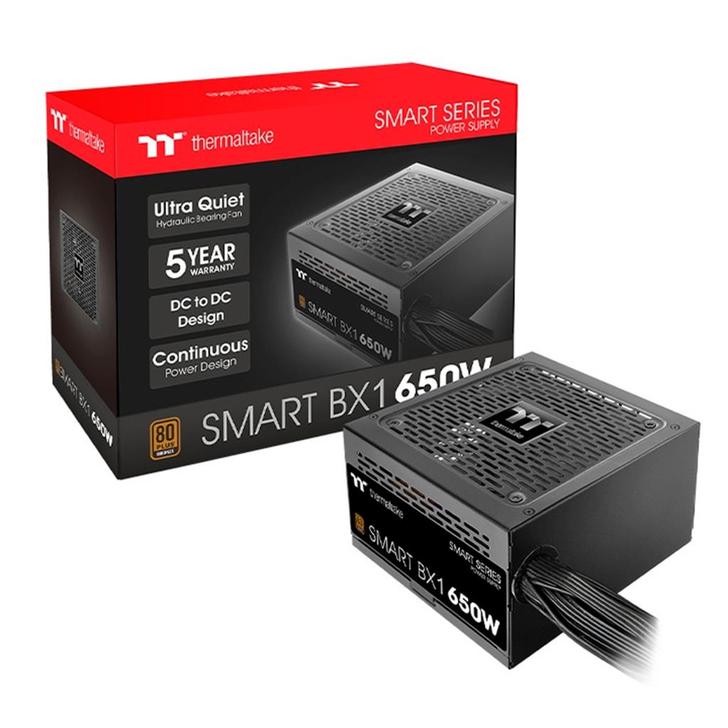 Fuente Thermaltake Smart BX1 650W 80 Plus Bronze No Modular (2133)
