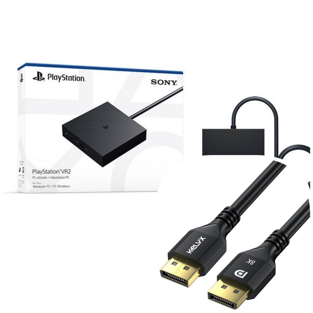 Adaptador Sony VR2 para PC Original + Cable Kelyx Display Port 1.4 4K
