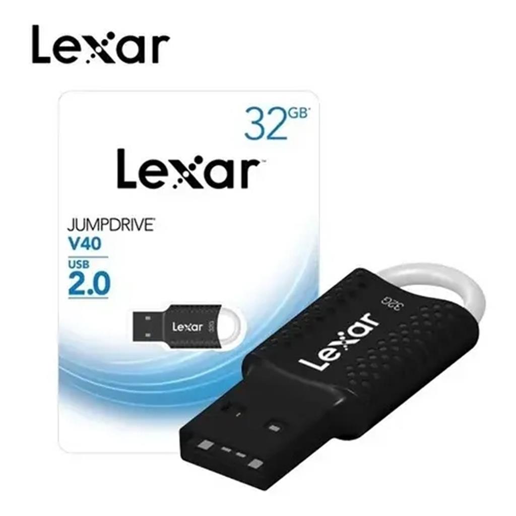 Pen Drive Lexar JumpDrive V40 32GB USB 2.0 Negro