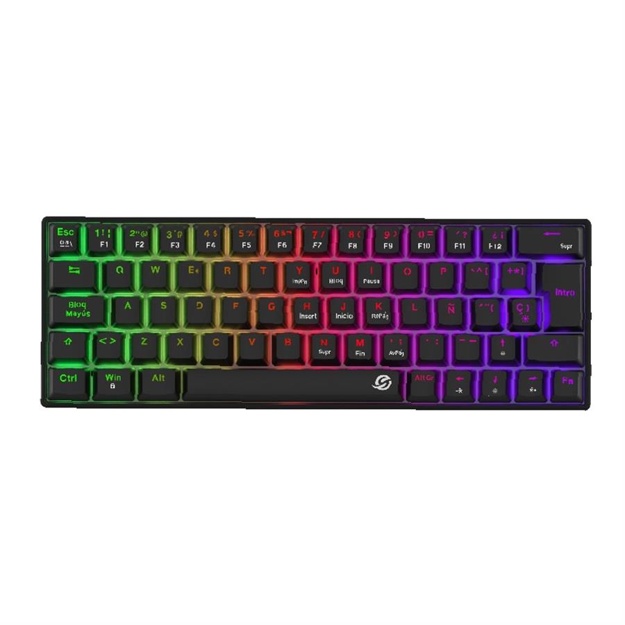 Teclado Gamer Mecanico USB Solarmax (GMKB76CB) Negro