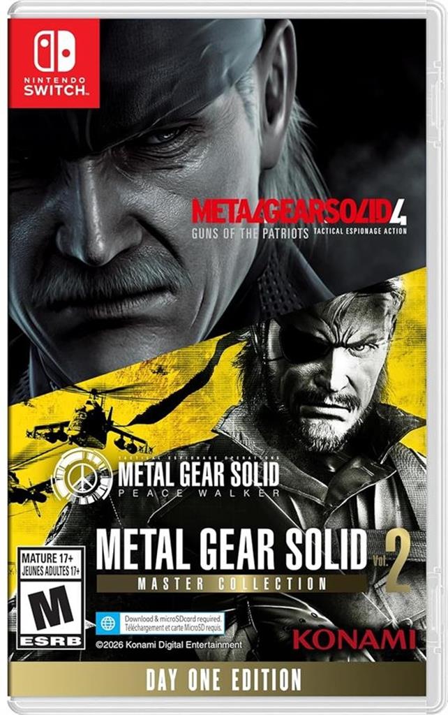Metal Gear Solid Master Collection Vol.2 DAY ONE EDITION físico Switch (PREVENTA)
