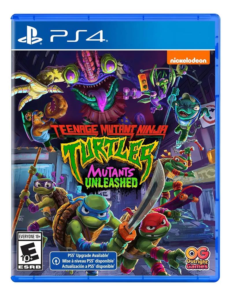 TEENAGE MUTANT NINJA TURTLES MUTANTS UNLEASHED PS4 FISICO