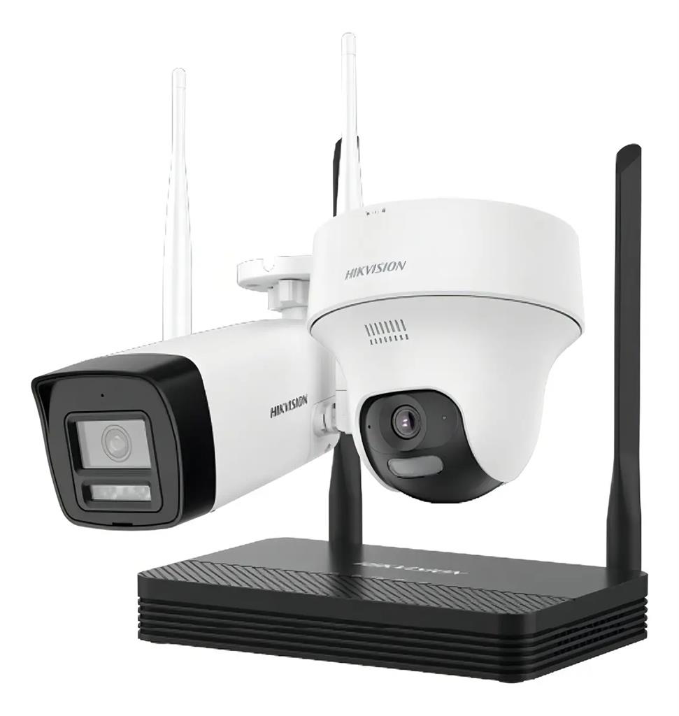 Kit Ip Hikvision 2MP NKS422W02H Nvs 4Ch Más 2 Cámara Easylink