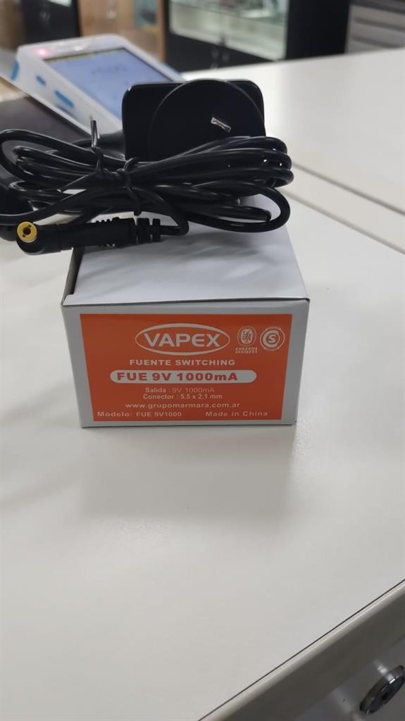 Fuente 9 V Volts 1 A Amper 1000 Mah vapex
