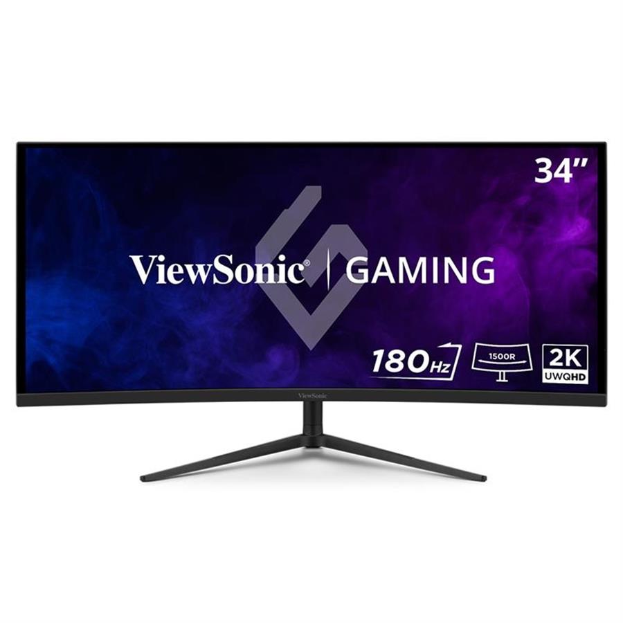 Monitor 34" Gamer Curvo Ergonómico Viewsonic VX3418C-2K - UWQHD 1440P 1ms
