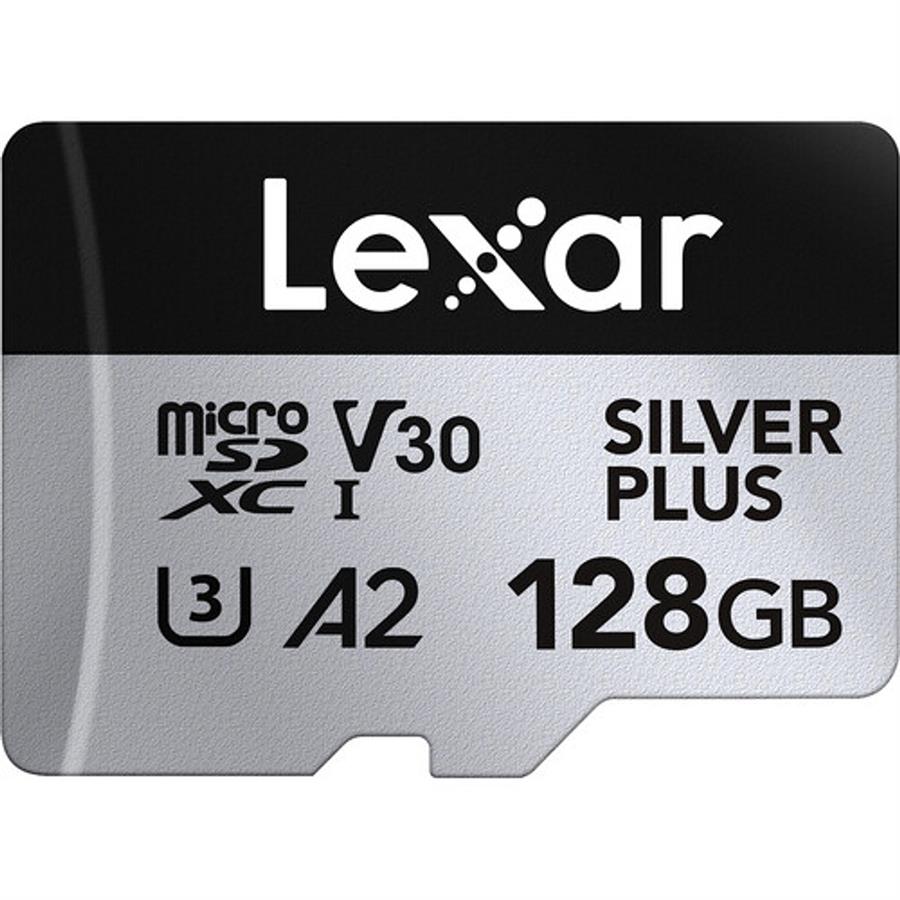 Memoria MicroSD Lexar Silver Plus microSDXC 128GB UHS-I