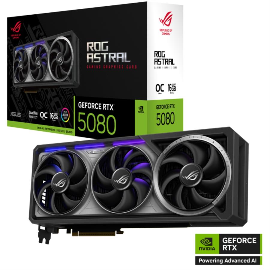 Placa De Video Asus Rog Astral Rtx 5080 16GB Gaming