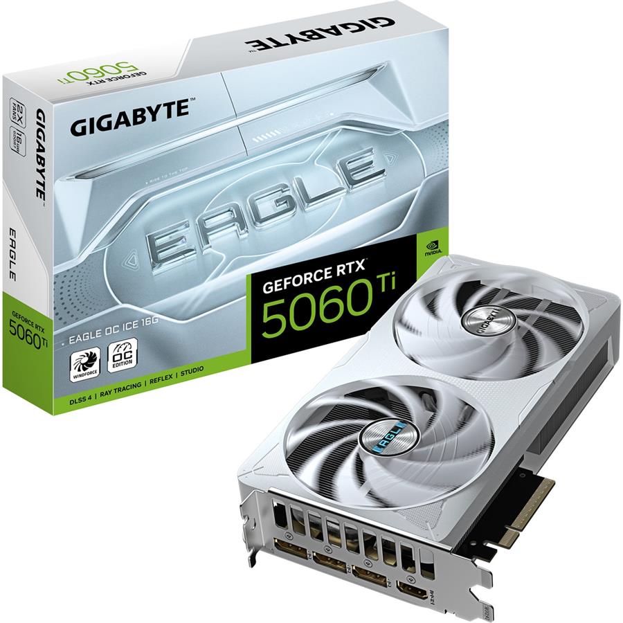 PLACA DE VIDEO GIGABYTE RTX 5060TI EAGLE OC ICE 8GB (WHITE)