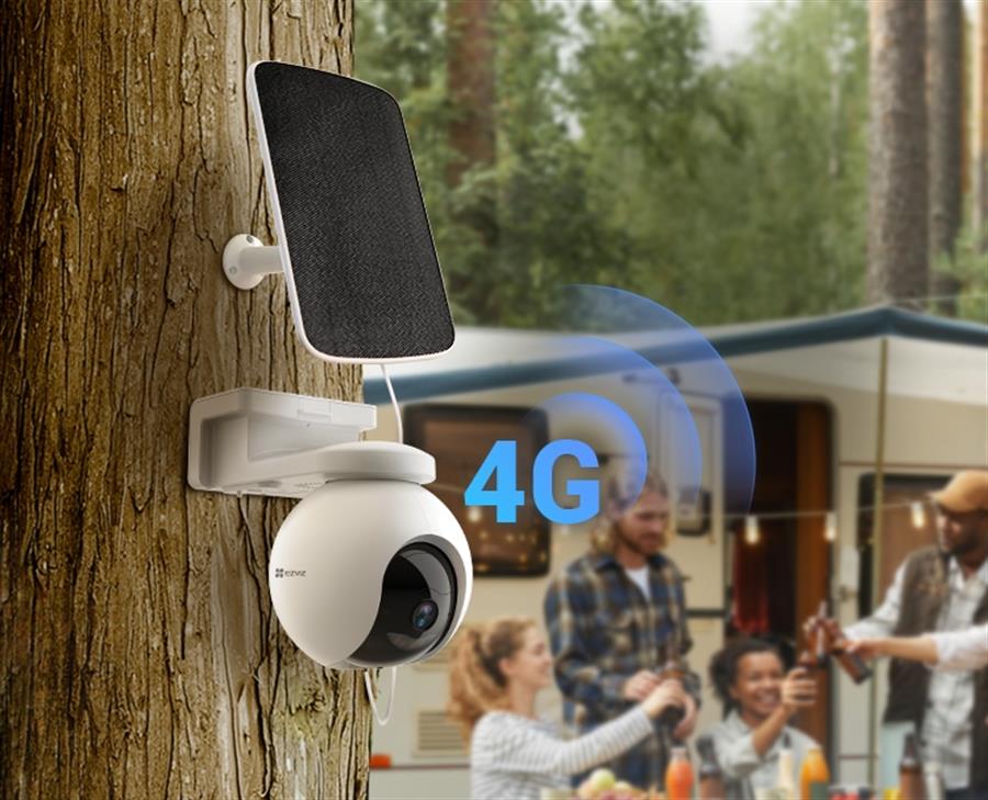 Camara Ezviz Exterior EB8 4G Bateria 3MP   Panel Solar