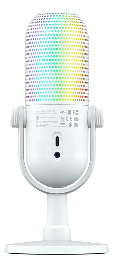 MICROFONO RAZER SEIREN V3 CHROMA WHITE USB-C CONDENSER SUPERCARDIOID