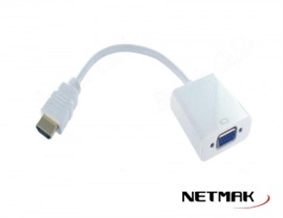 Conversor HDMI a VGA C/Audio  NM-C81A Netmak
