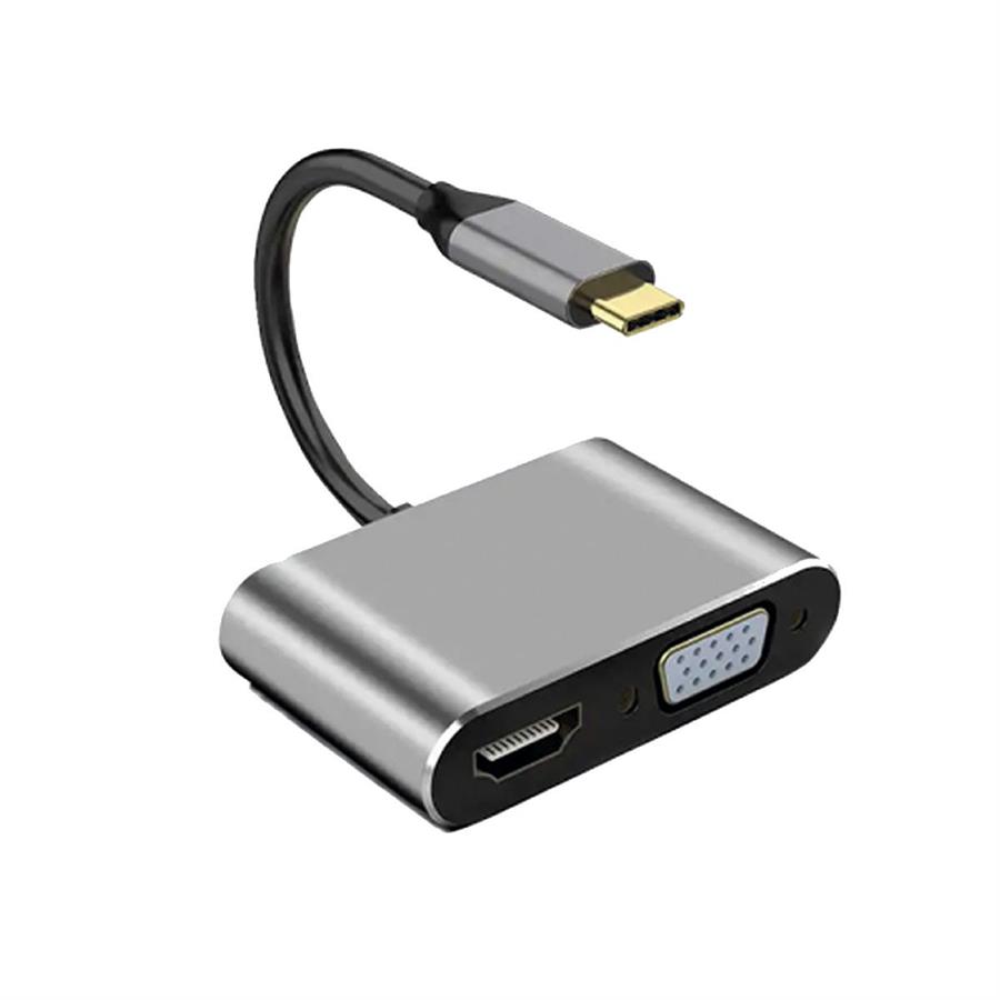 Hub Adaptador Tipo-C 4 en 1 Netmak (NM-4EN1)