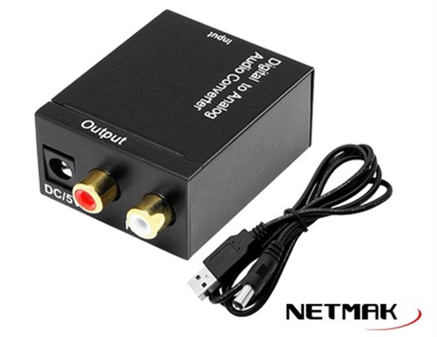 Conversor De Audio Digital a Analogico Netmak (NM-RCA)