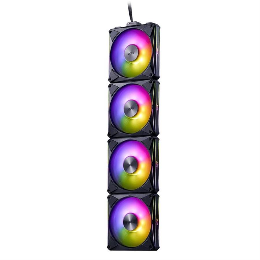 Cooler Magnético Gabinete XPG Gaming Hurricane Mag ARGB Black