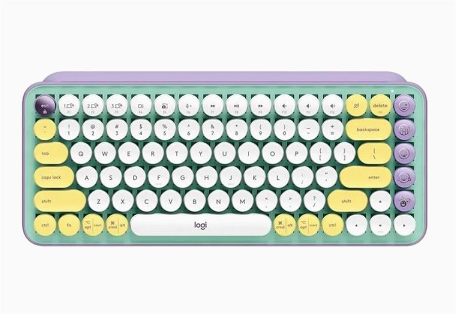 Teclado Logitech POP Keys Mecanico Fresh Vibes (920-010714)