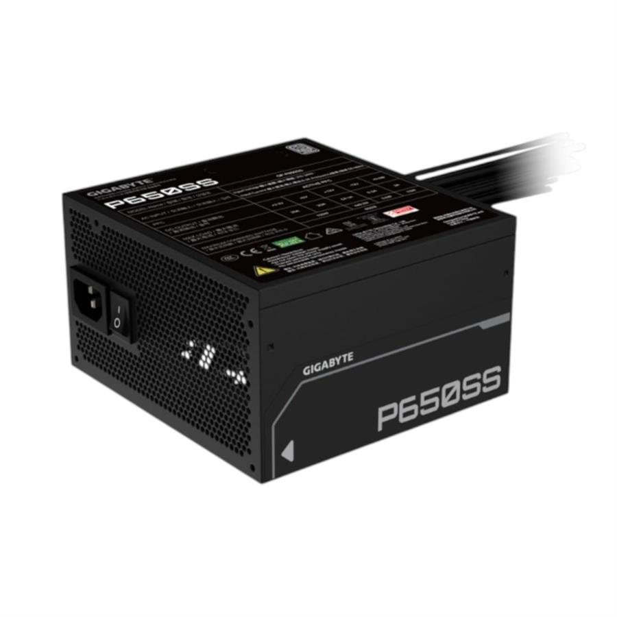 Fuente Gigabyte 650W 80 Plus Silver ATX 3.1 Black (5122)