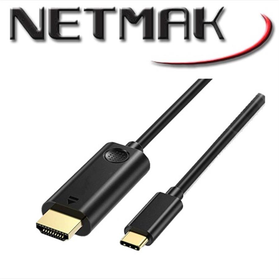 Cable USB C A HDMI 1.8M Netmak (NM-TCH2)