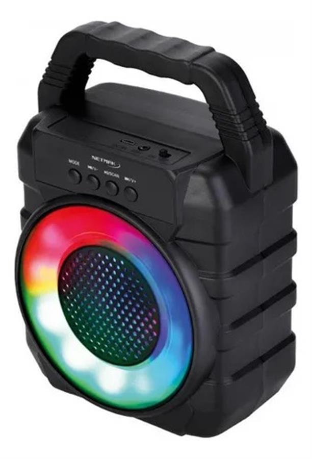 Parlante Portatil Bluetooth Led Giratorio Netmak (NM-TAYLOR)