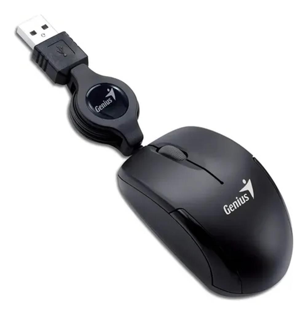 Mouse c/cable GENIUS Micro Traveler V2 Negro