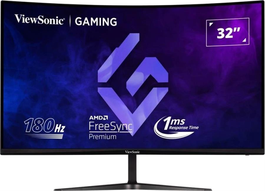 Monitor 32" ViewSonic Gaming VX3218C-2K Curvo 2K 1ms 165Hz