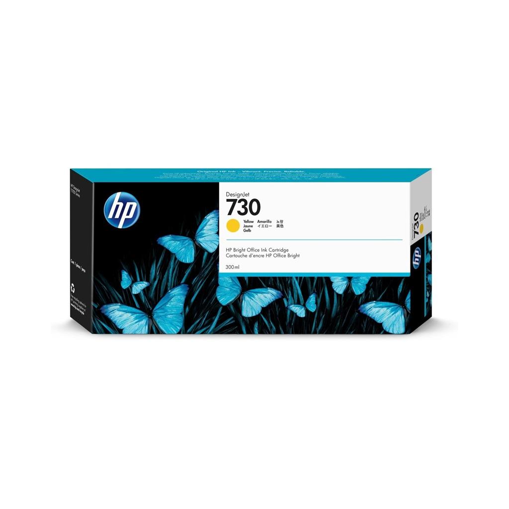 Cartucho de Tinta Plotter HP  730  Amarilla Alta Capacidad