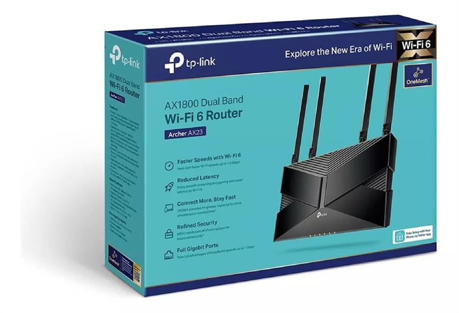 Router TP LINK AX23 Dual Band Wifi 6 Archer AX1800