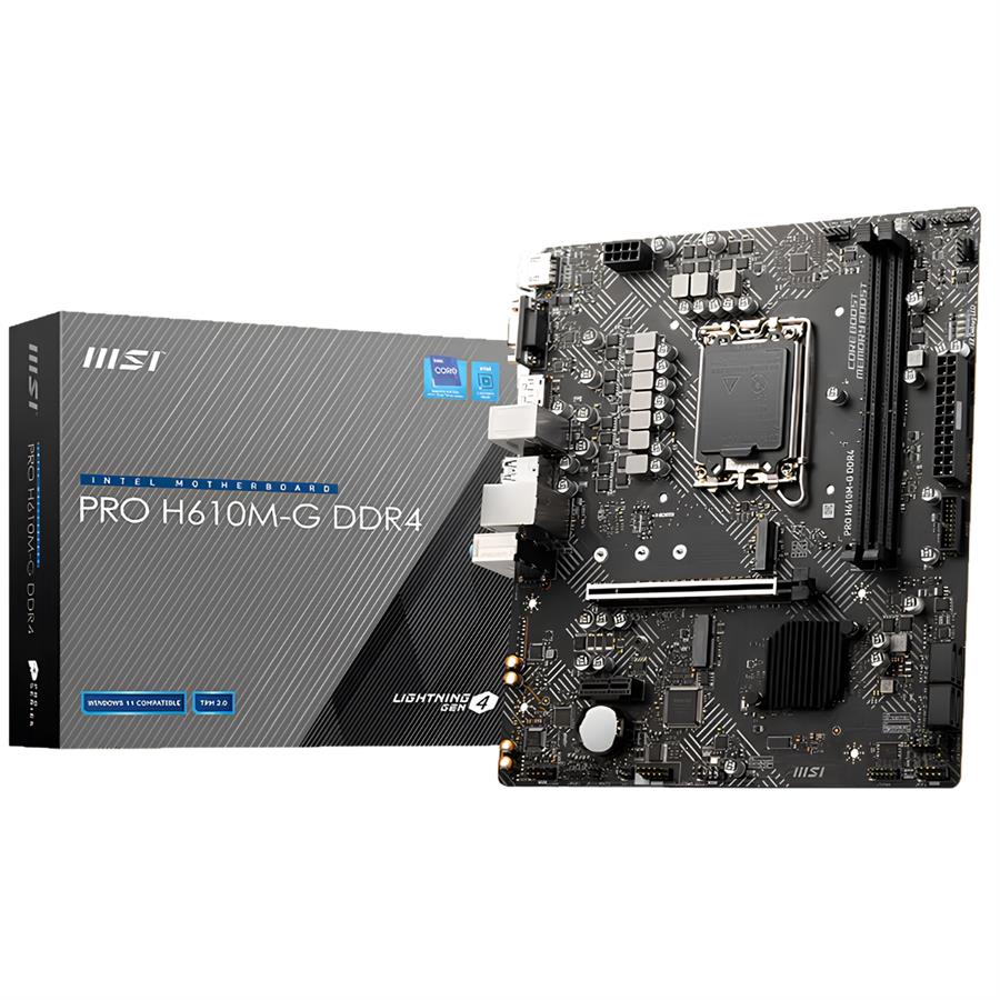 Motherboard MSI PRO H610M-G LGA1700 DDR4