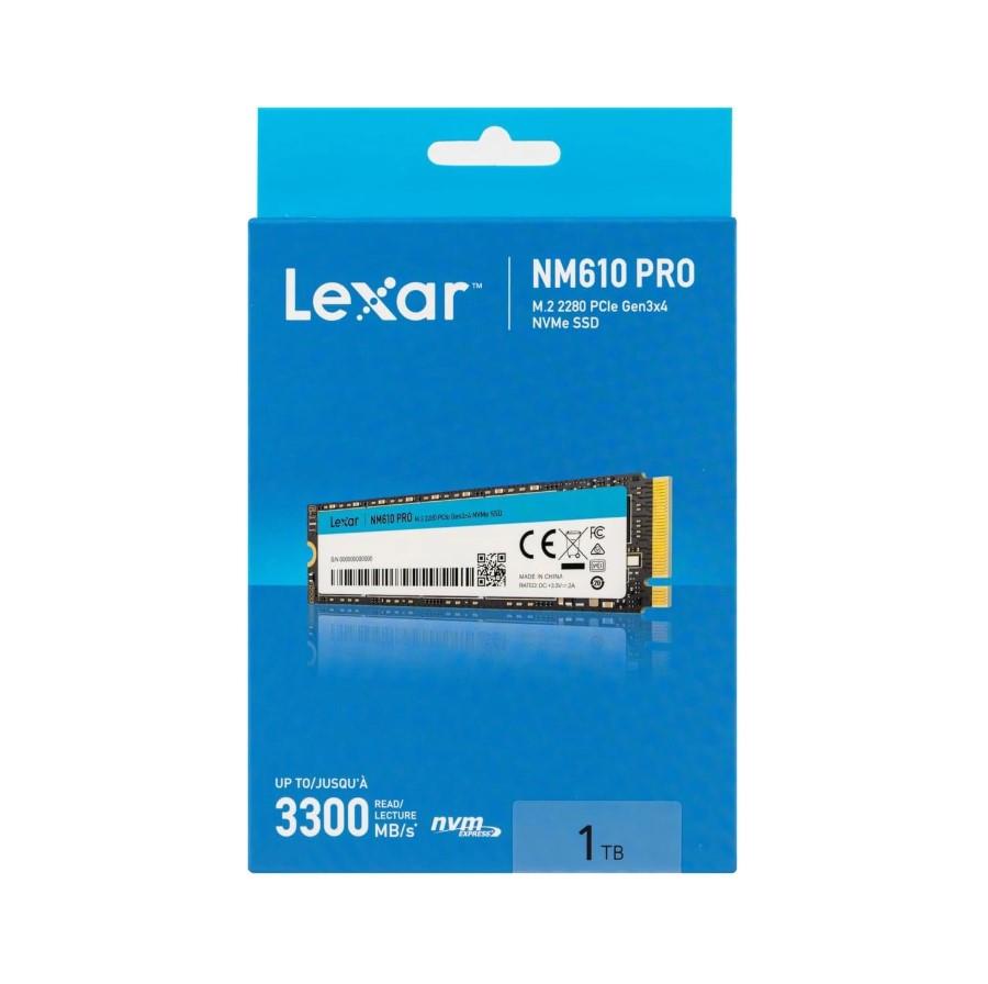 Disco Interno SSD LEXAR NM610 PRO 1T M.2 NVMe
