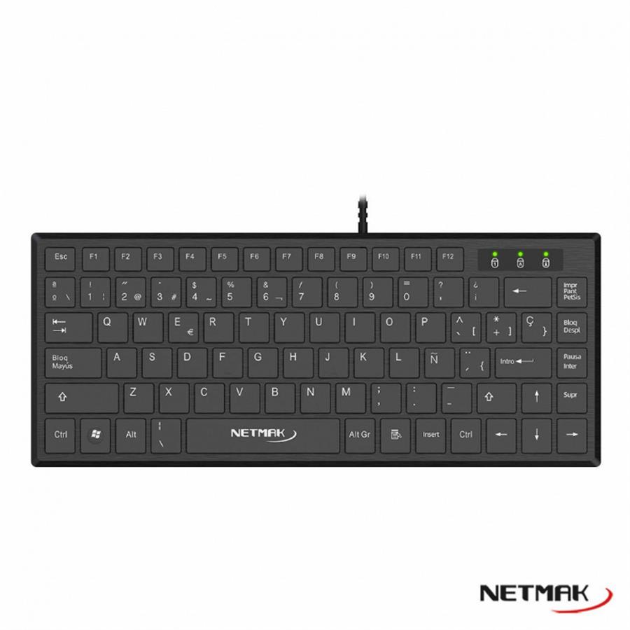 Teclado compacto Usb Slim Netmak (NM-KB579)