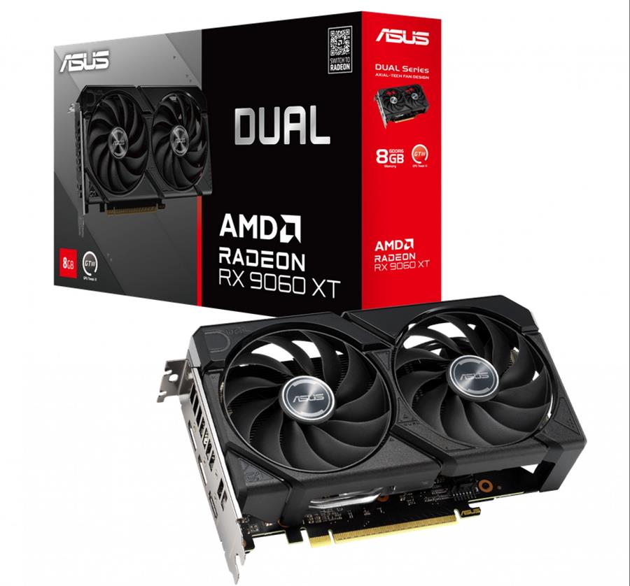 Placa De Video Asus Dual RX 9060XT 8GB