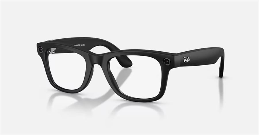 RAYBAN META 2DA GEN WAYFARER MATTE BLACK/CLEAR T150 S50 RW4012