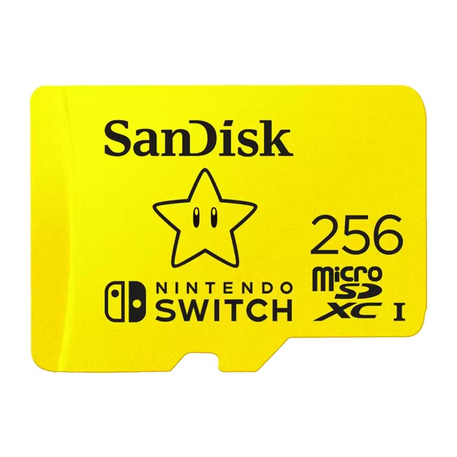 Memoria Sandisk Micro Sd 256gb Oficial Nintendo Switch