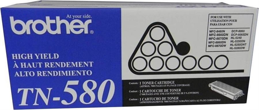 TONER BROTHER ORIGINAL (TN-580) NEGRO