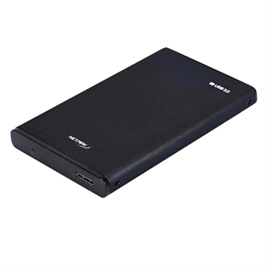 Carry Disk Externo Sata 2.5" USB 3.0 Aluminio Netmak (NM-CASE-AL)